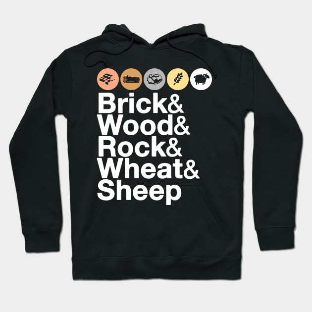 Helvetica Catan | Board Game Geek Hoodie by Boots